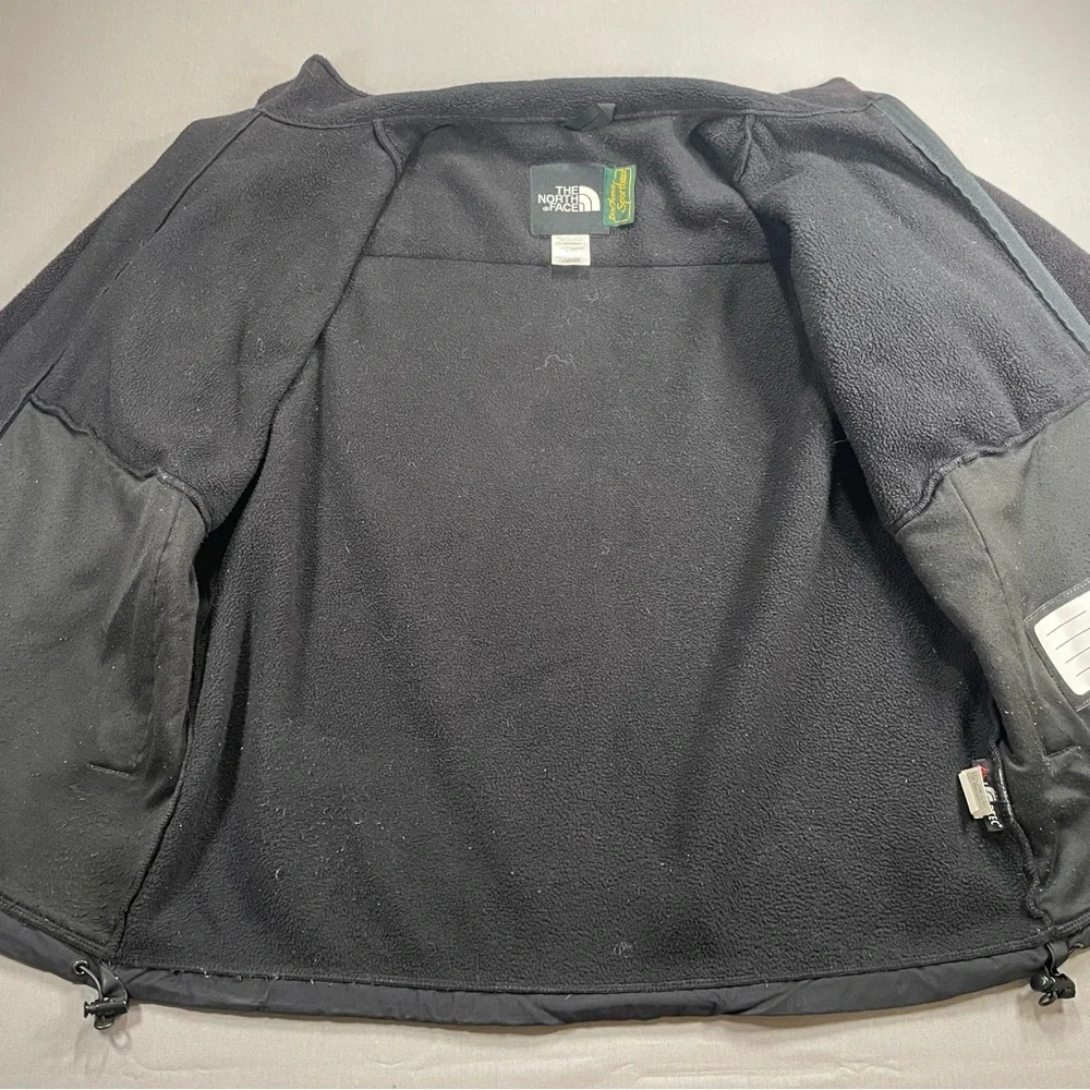 The North Face Kids Denali Full Zip Fleece Polartec Jacket, Black, Youth XL